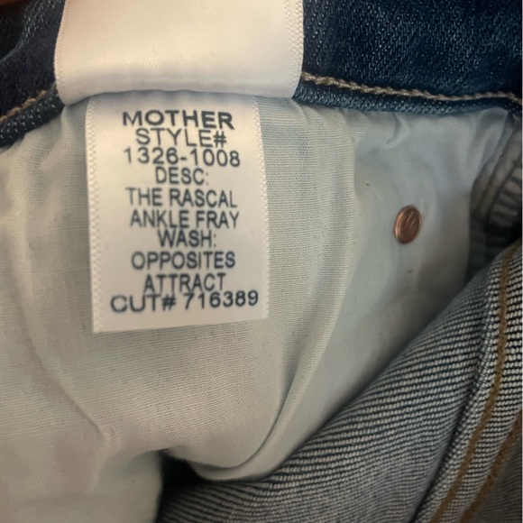 MOTHER The rascal ankle fray size 30 - Picture 4 of 11